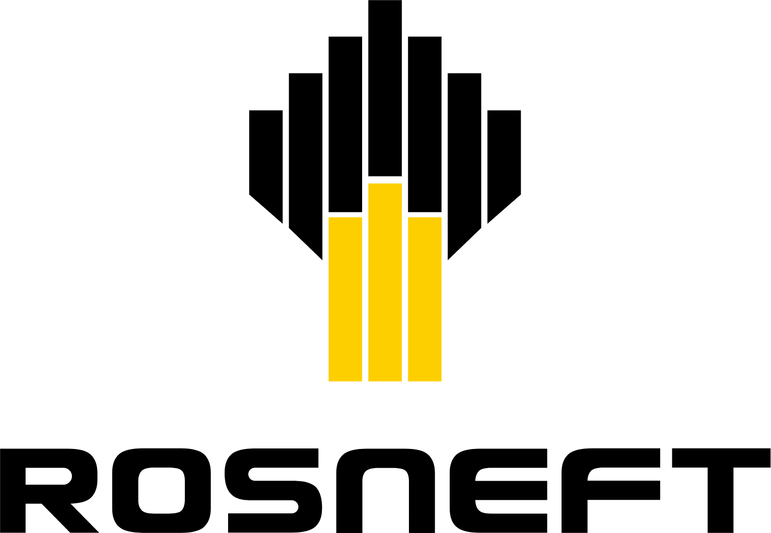 Rosneft logo large (transparent PNG)