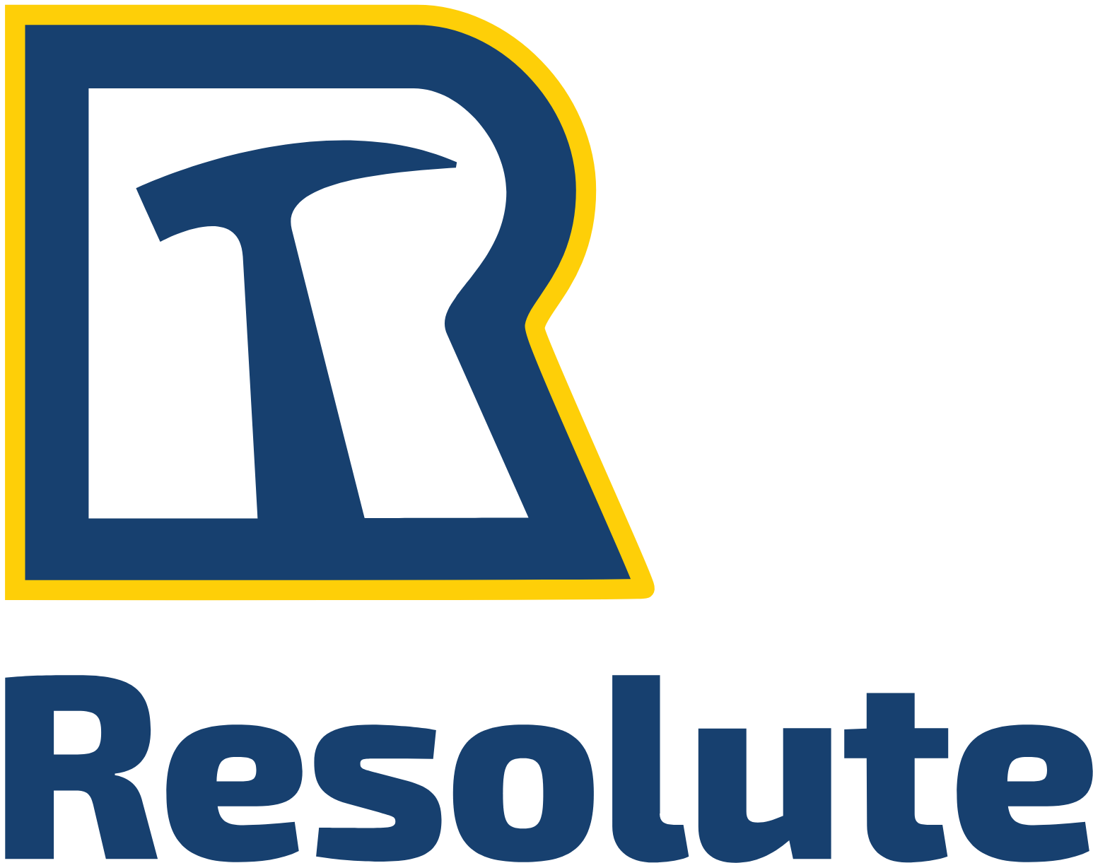 Resolute Mining logo large (transparent PNG)