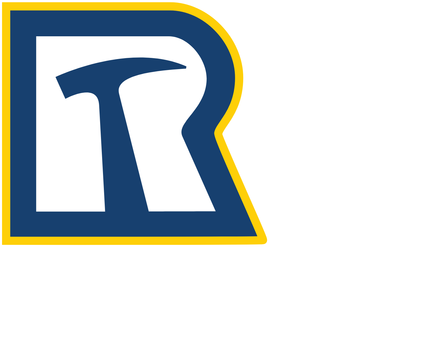 Resolute Mining logo fulle size on a dark background (transparent PNG)