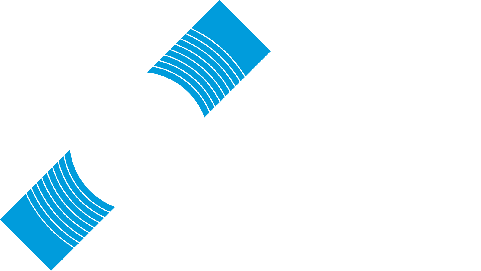 Reservoir Media logo grand pour les fonds sombres (PNG transparent)