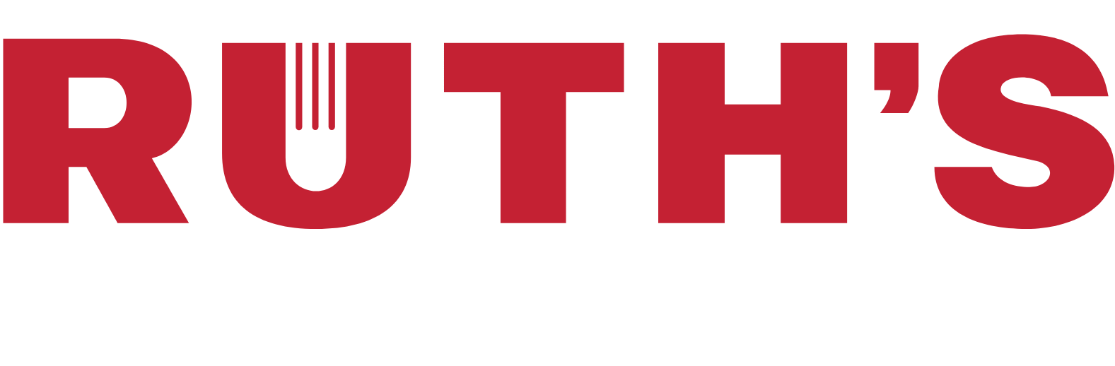 Ruth's Hospitality Group logo large for dark backgrounds (transparent PNG)