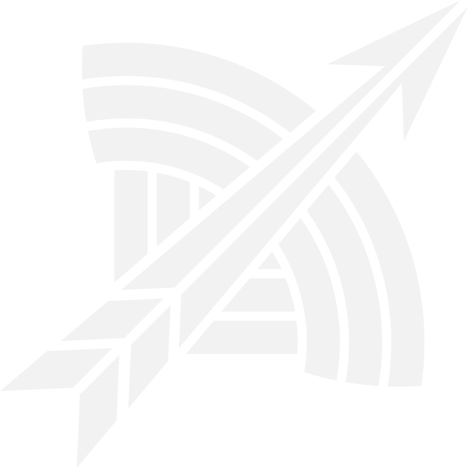 Silver Bow Mining logo pour fonds sombres (PNG transparent)