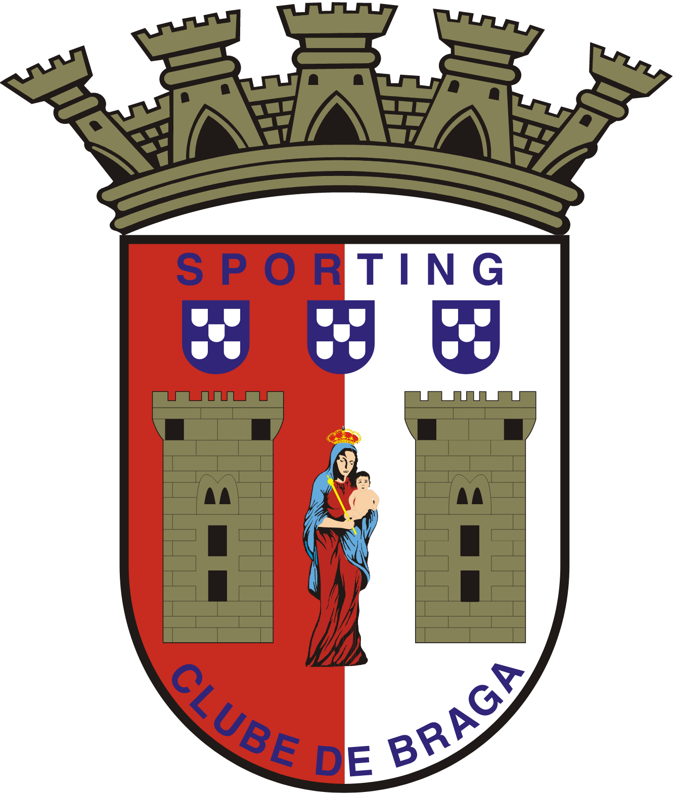 Sporting Clube de Braga logo (transparent PNG)