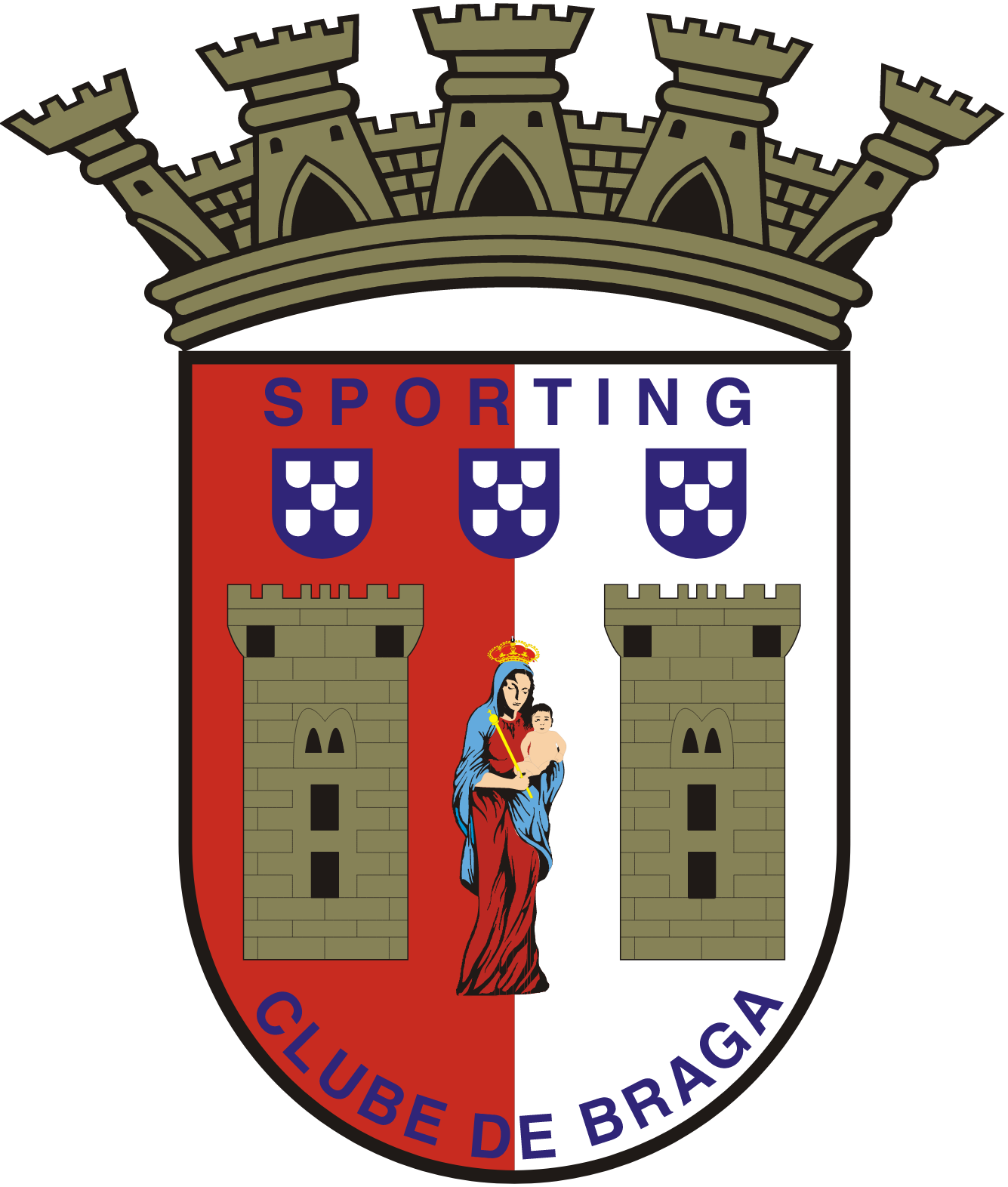 Sporting Clube de Braga logo (PNG transparent)