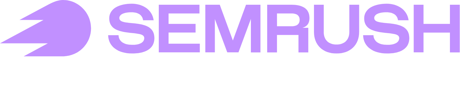 Semrush logo grand pour les fonds sombres (PNG transparent)