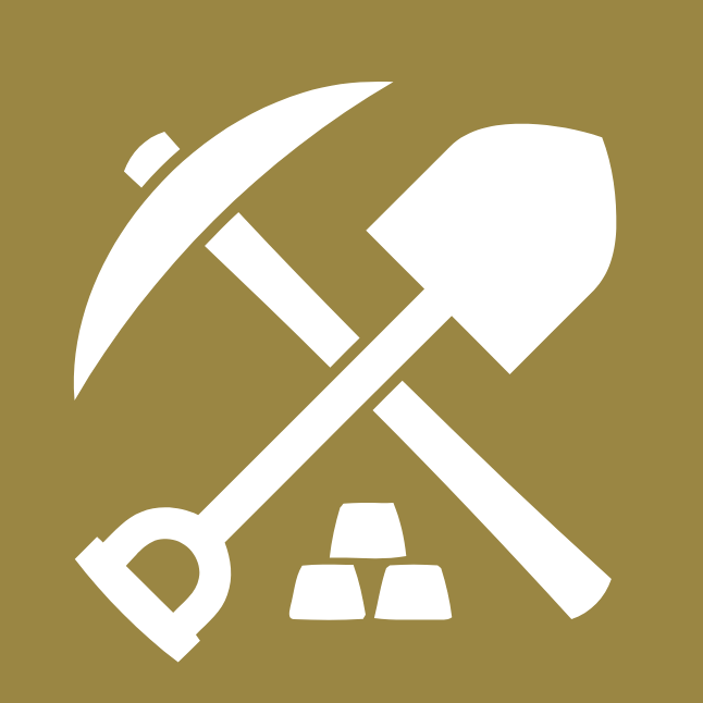 Sprott Gold Miners ETF logo in transparent PNG format