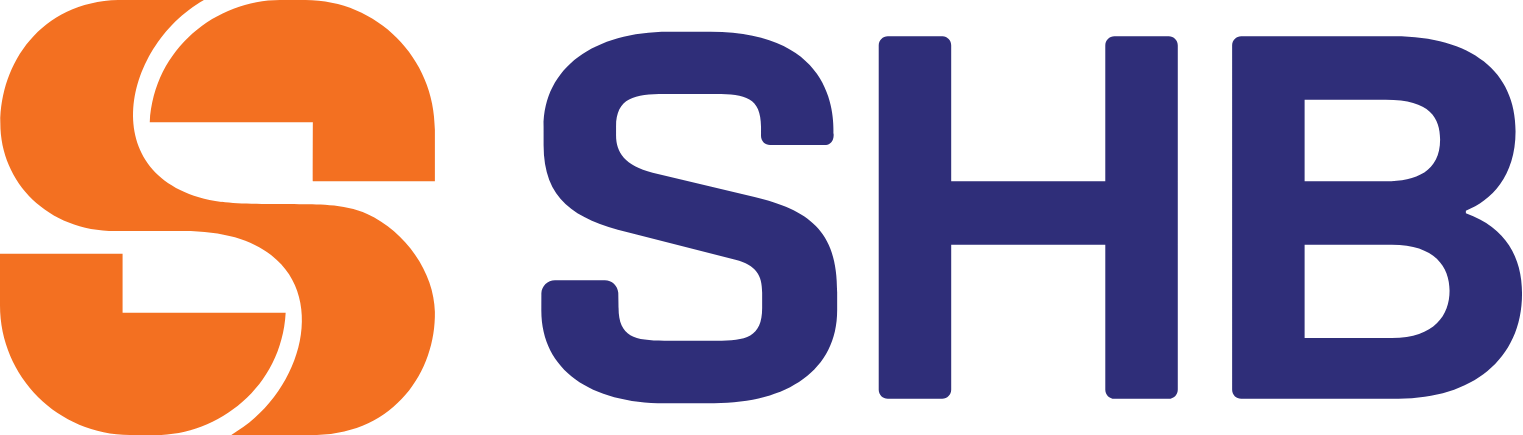 SHB (Saigon - Hanoi Commercial Joint Stock Bank) logo large (transparent PNG)