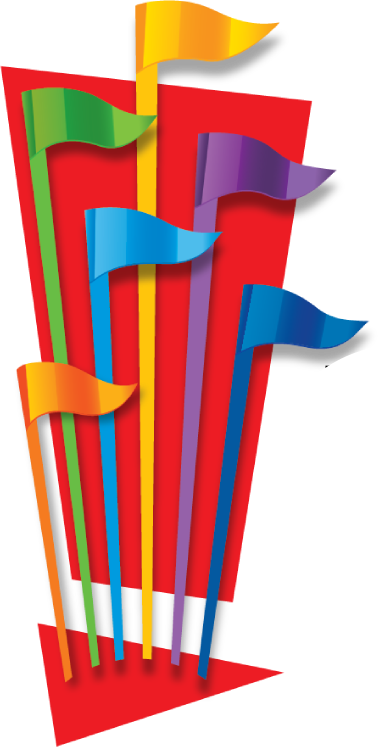 Six Flags logo (transparent PNG)