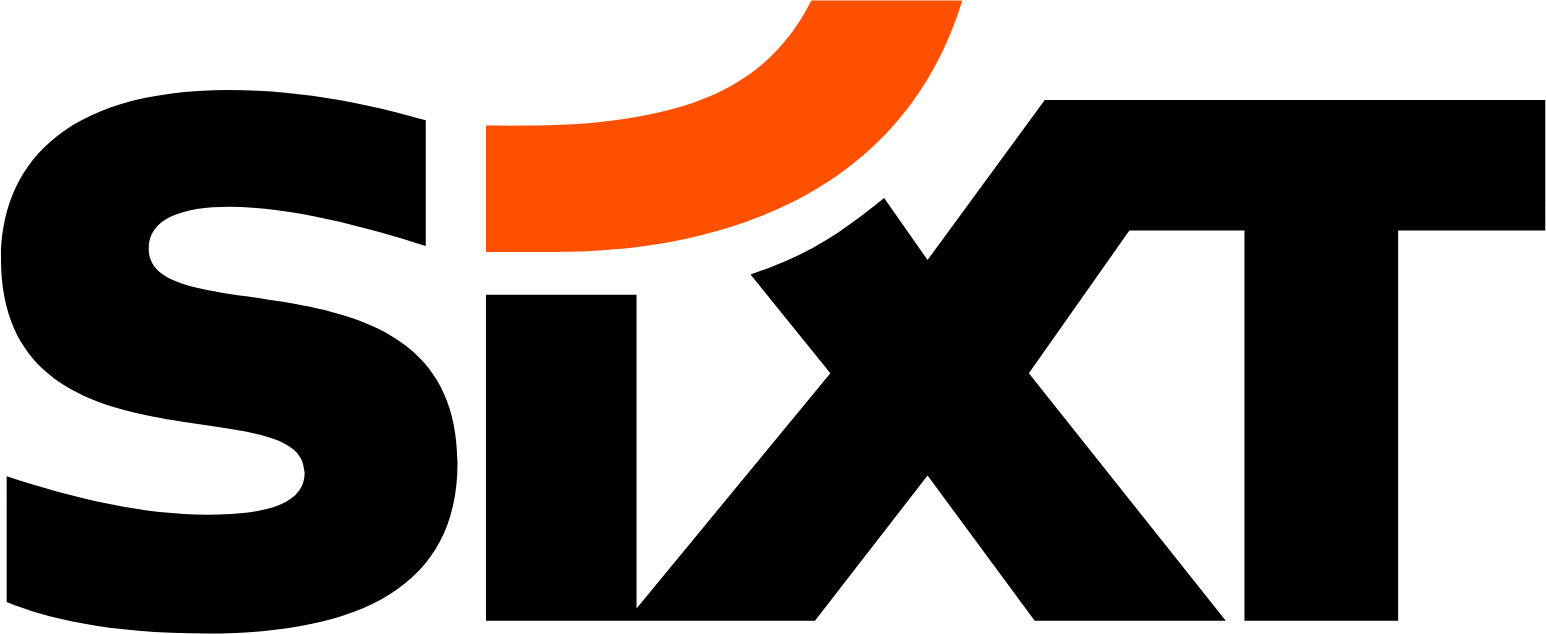 Sixt logo (transparent PNG)