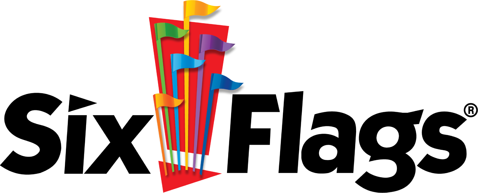Six Flags logo large (transparent PNG)