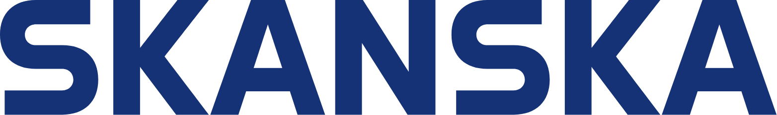 Skanska logo large (transparent PNG)