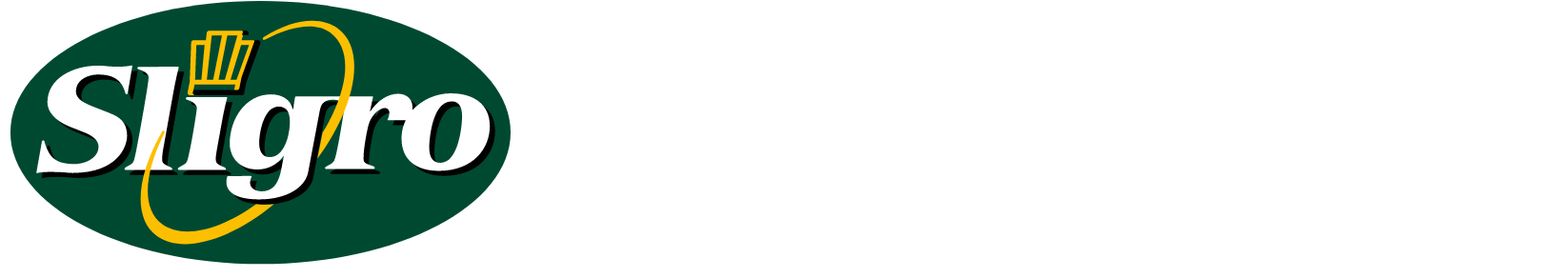 Sligro Food Logo groß für dunkle Hintergründe (transparentes PNG)