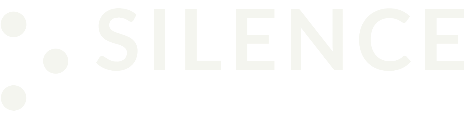 Silence Therapeutics logo fulle size on a dark background (transparent PNG)
