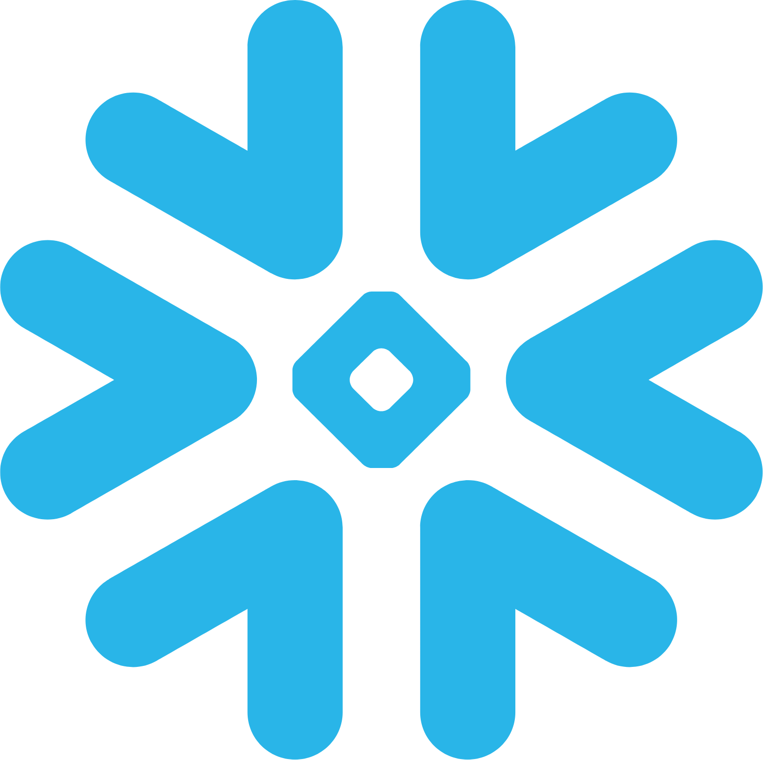 Snowflake logo (PNG transparent)