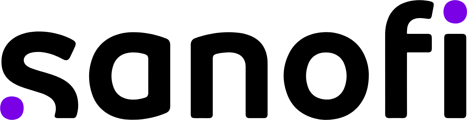 Sanofi logo large (transparent PNG)