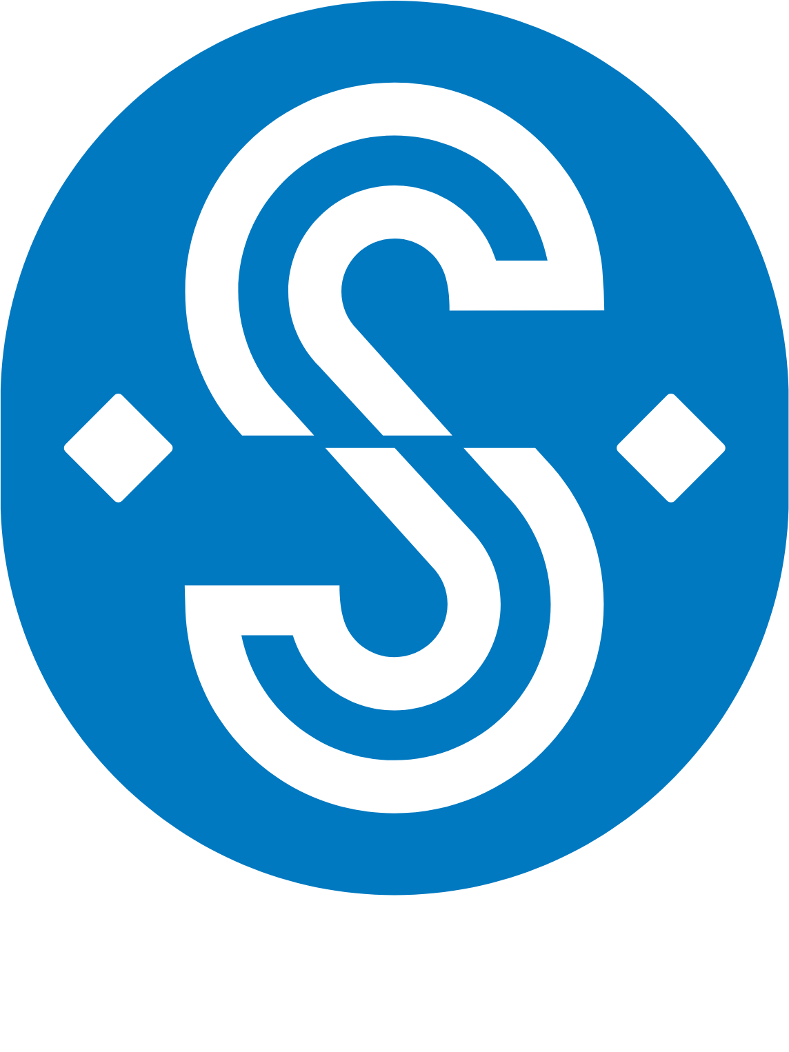 Saras S.p.A. Logo groß für dunkle Hintergründe (transparentes PNG)