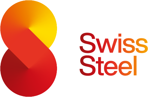 Swiss Steel Logo groß für dunkle Hintergründe (transparentes PNG)