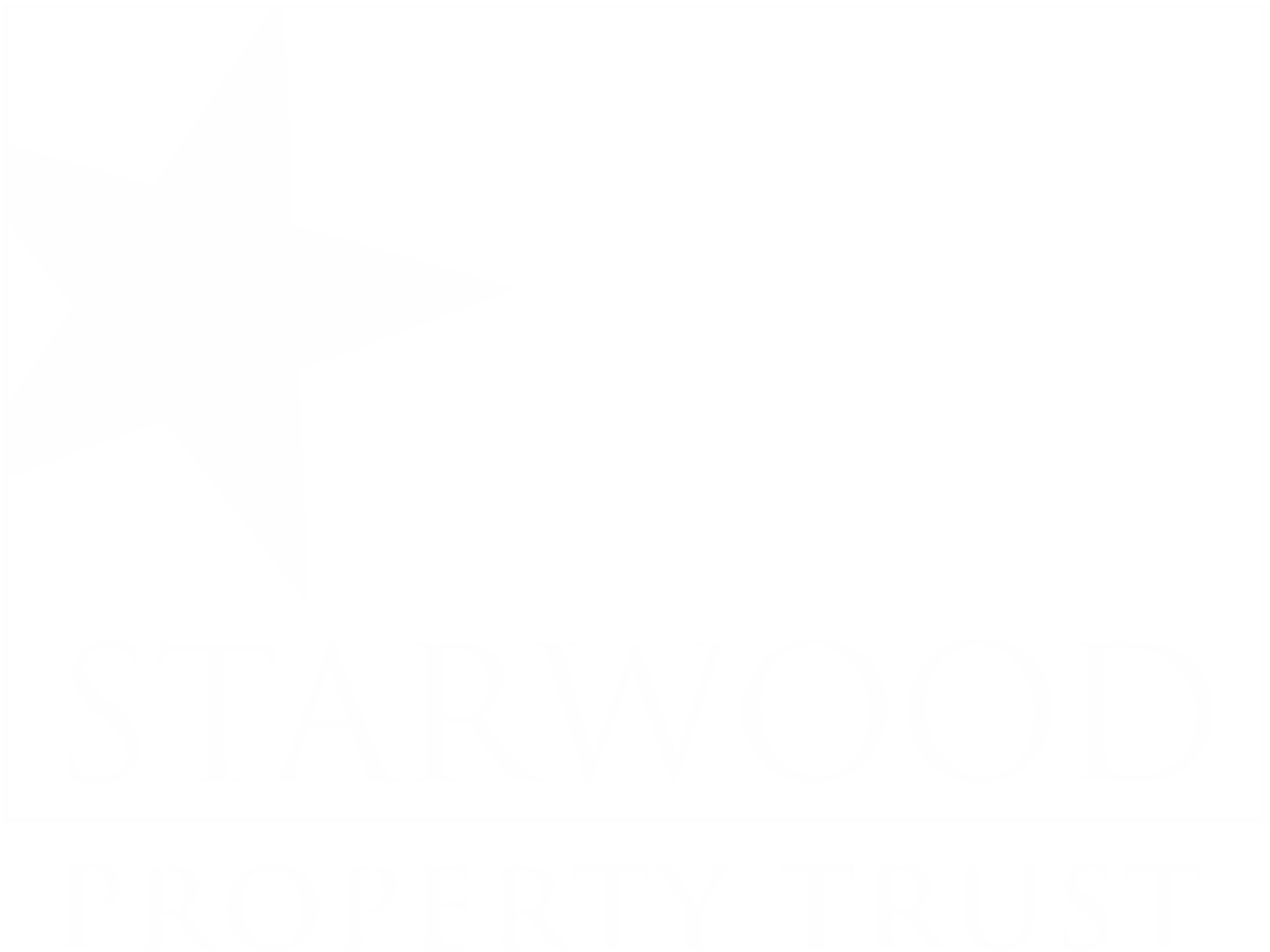 Starwood Property Trust logo on a dark background (transparent PNG)