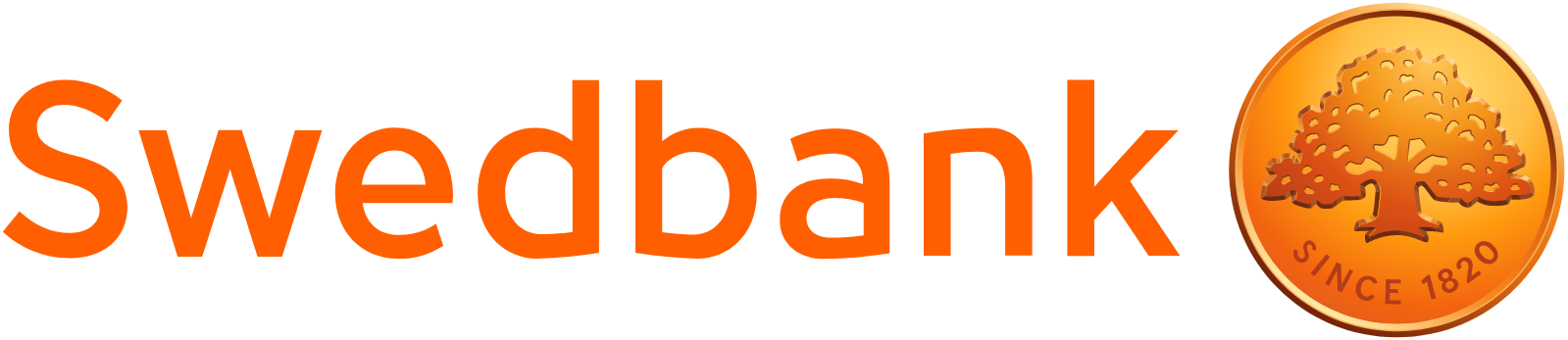 Swedbank logo large (transparent PNG)