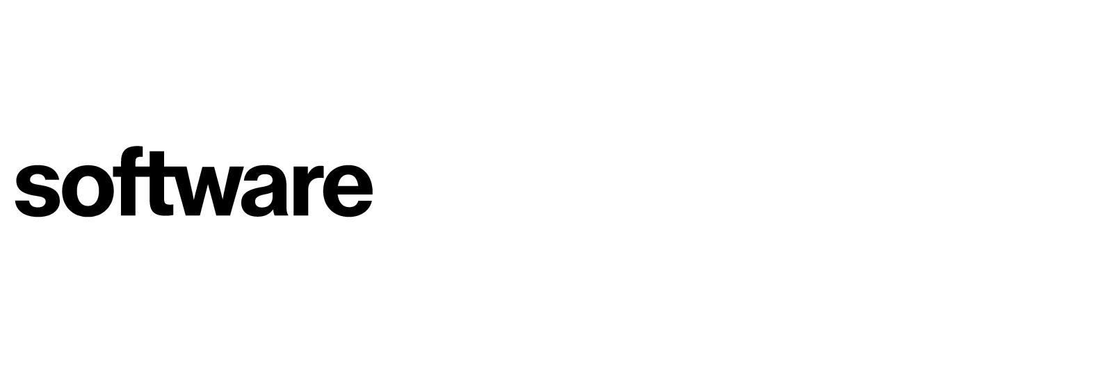 SoftwareONE logo for dark backgrounds (transparent PNG)