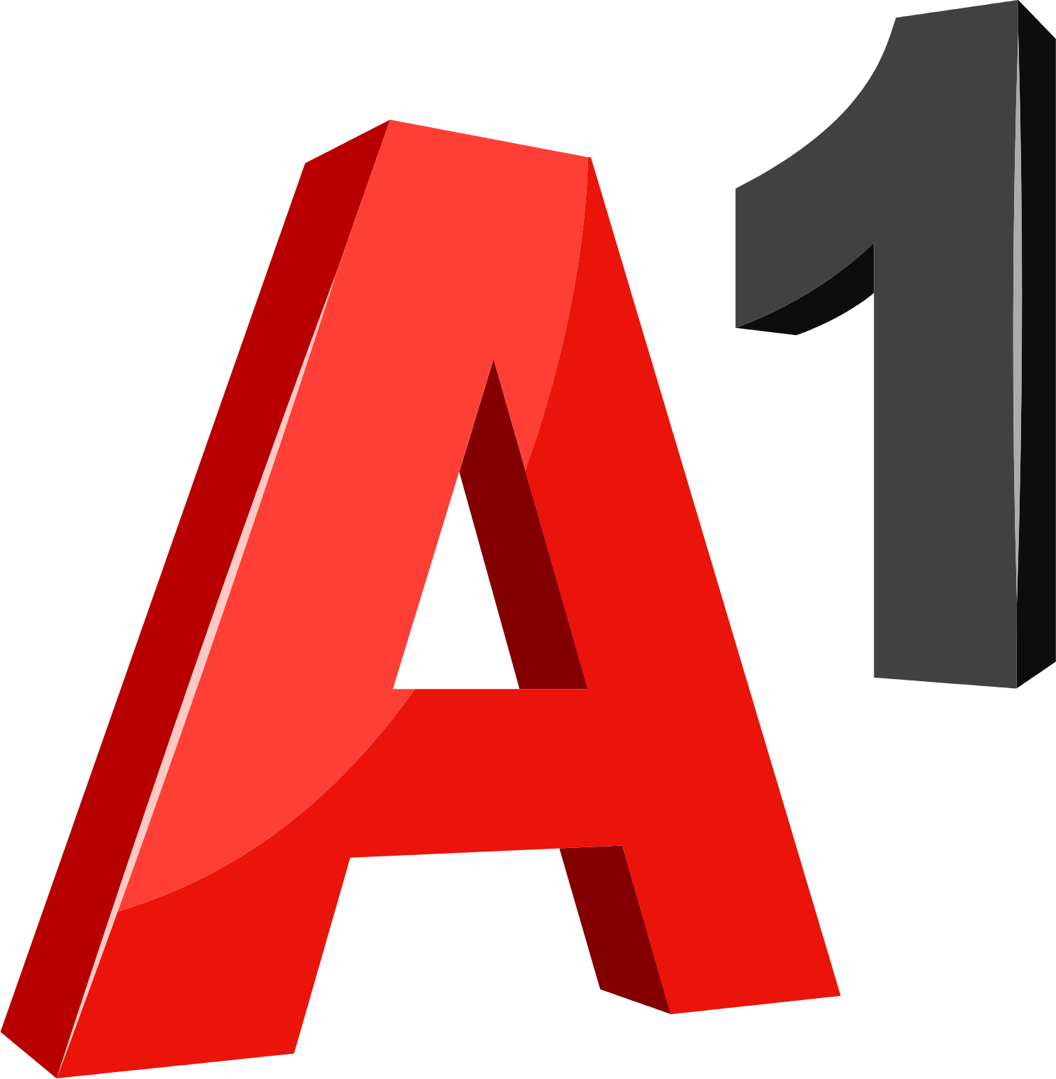 A1 Telekom Austria logo in transparent PNG format