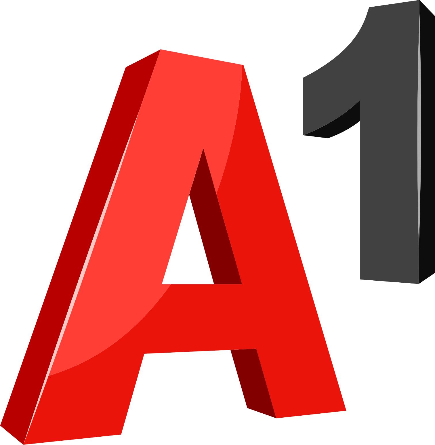 A1 Telekom Austria Logo (transparentes PNG)