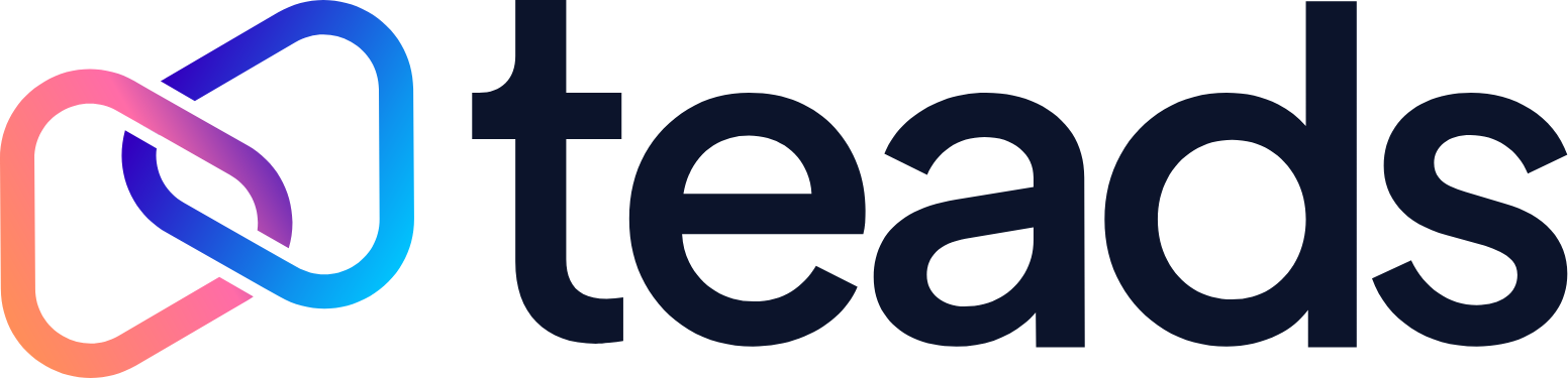 Teads logo large (transparent PNG)