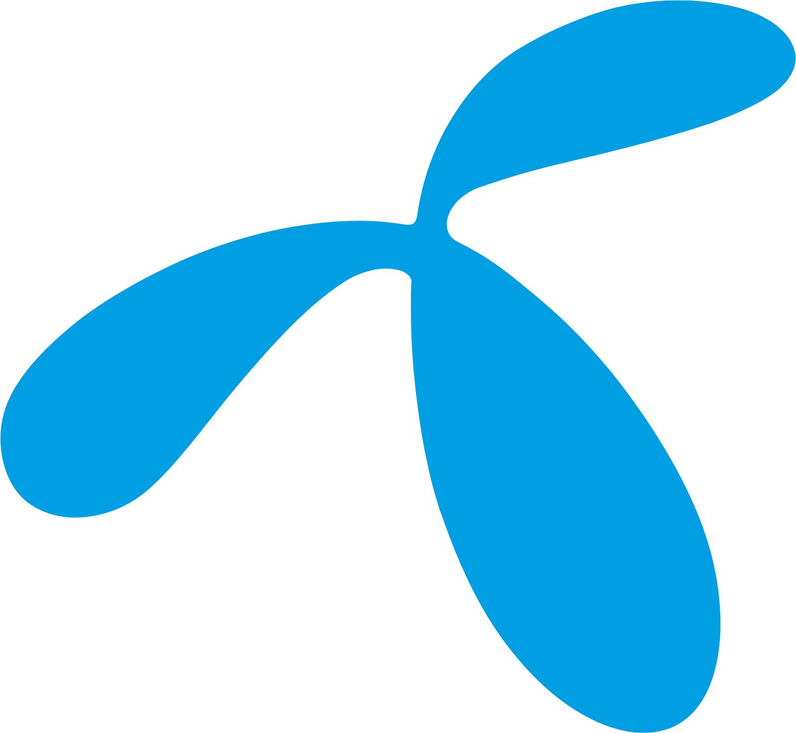 Telenor logo (transparent PNG)