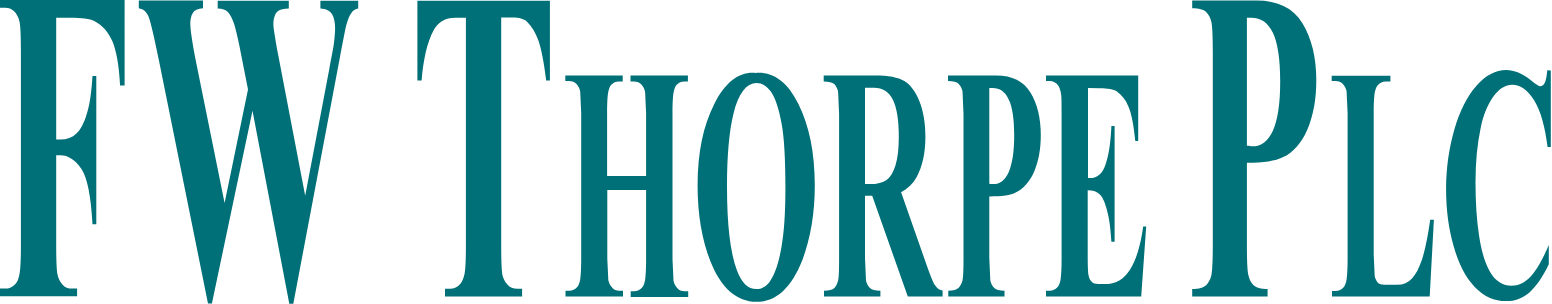 FW Thorpe Plc logo large (transparent PNG)