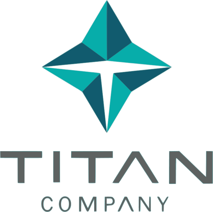 Titan Company logo large (transparent PNG)