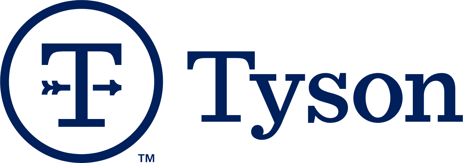 Tyson Foods
 logo large (transparent PNG)
