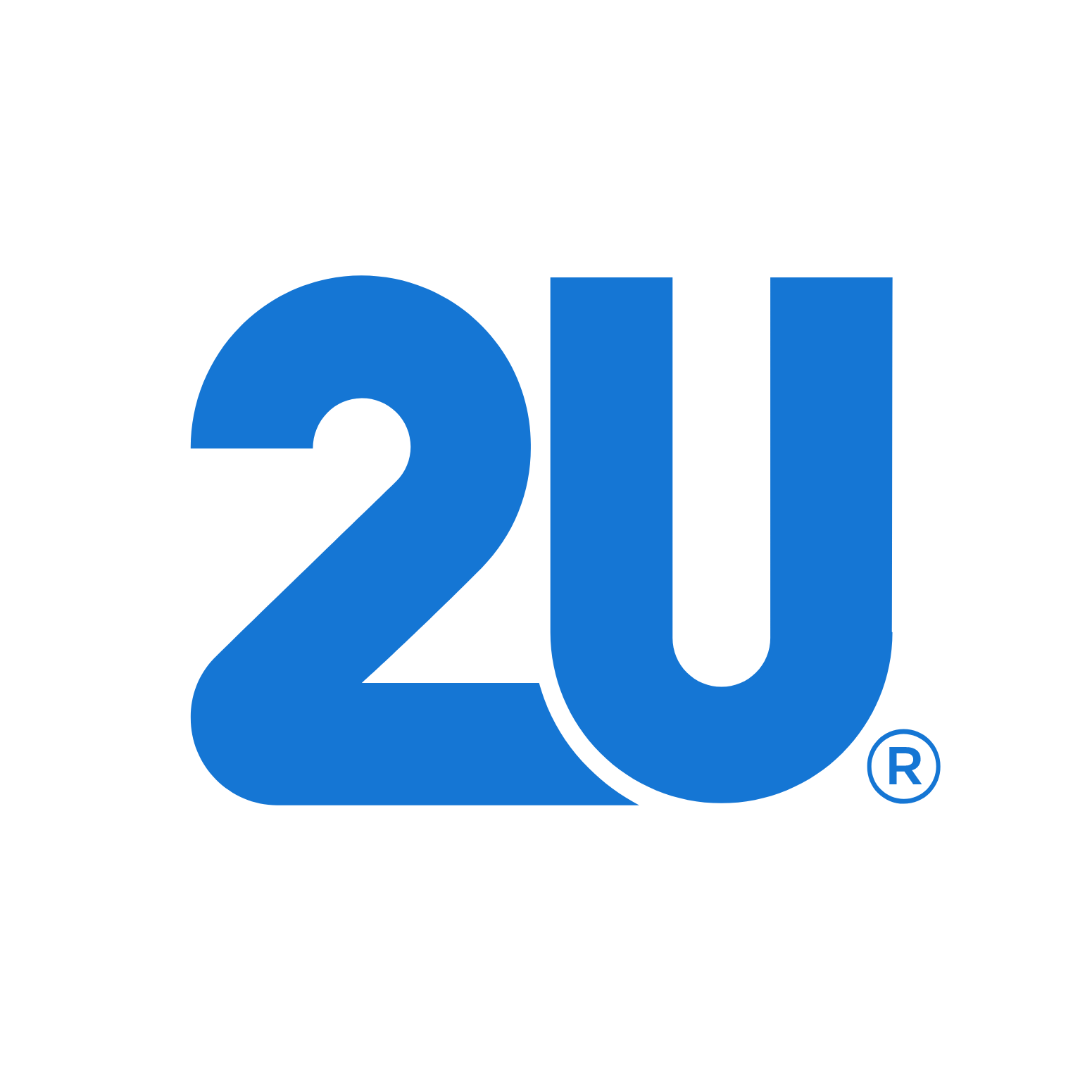 2U Logo für dunkle Hintergründe (transparentes PNG)