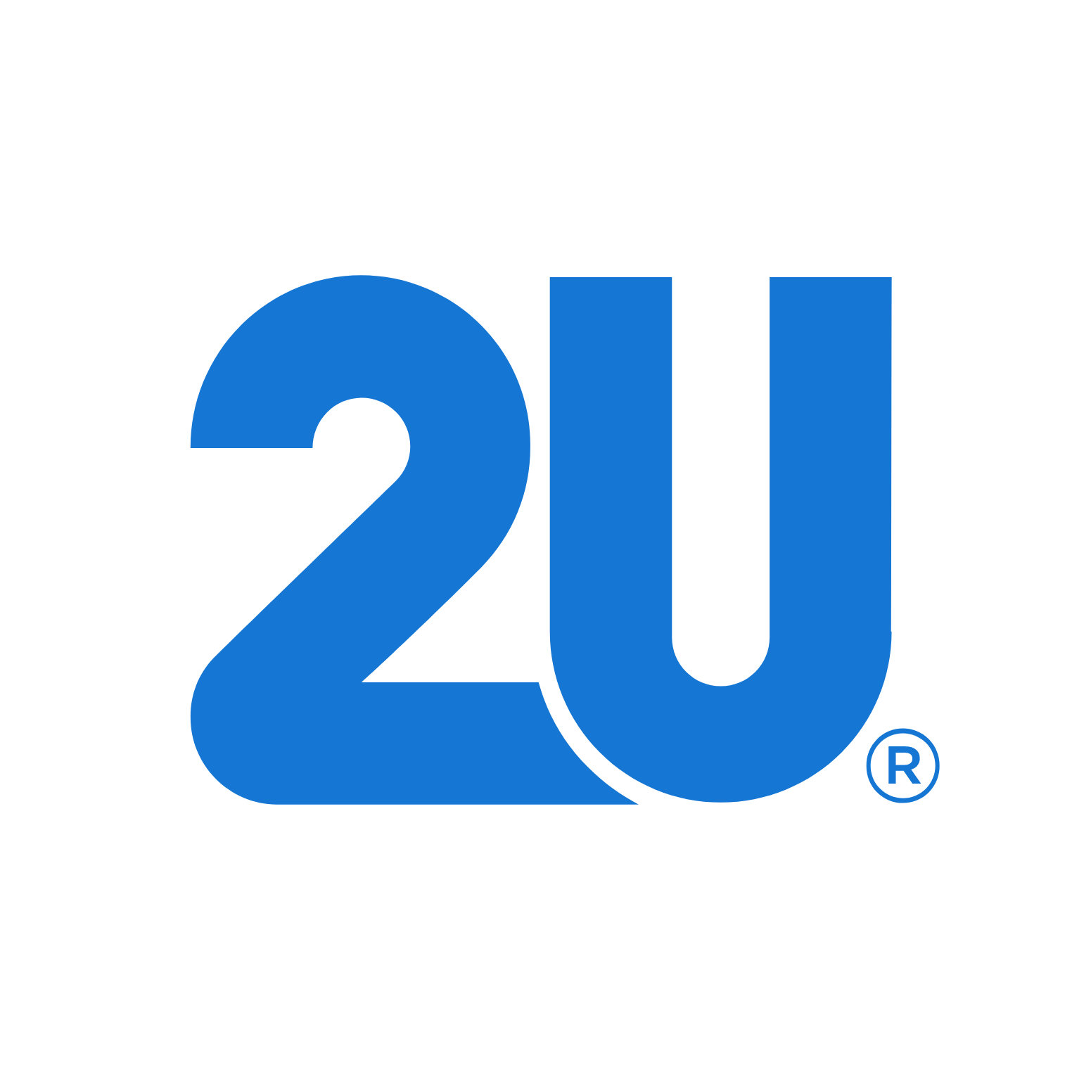 2U logo on a dark background (transparent PNG)