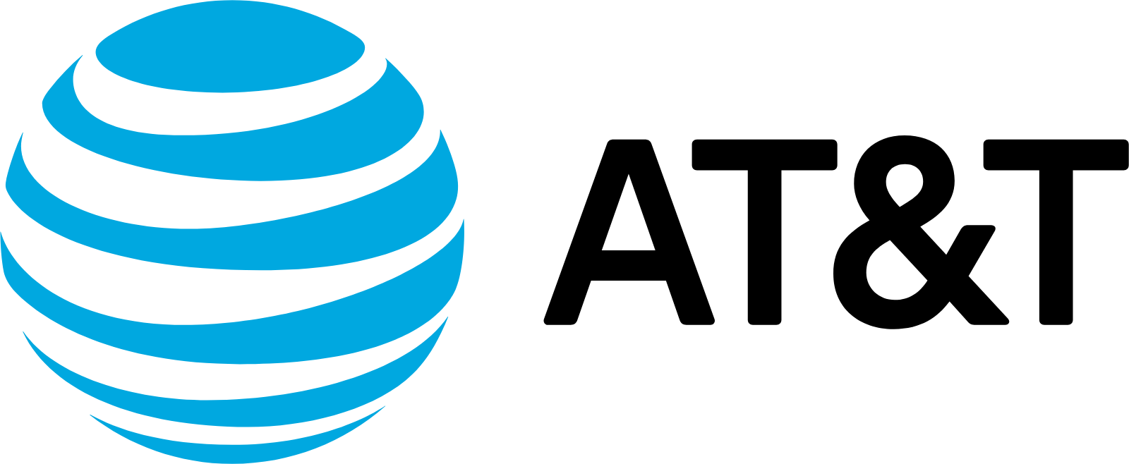 AT&T logo in transparent PNG and vectorized SVG formats