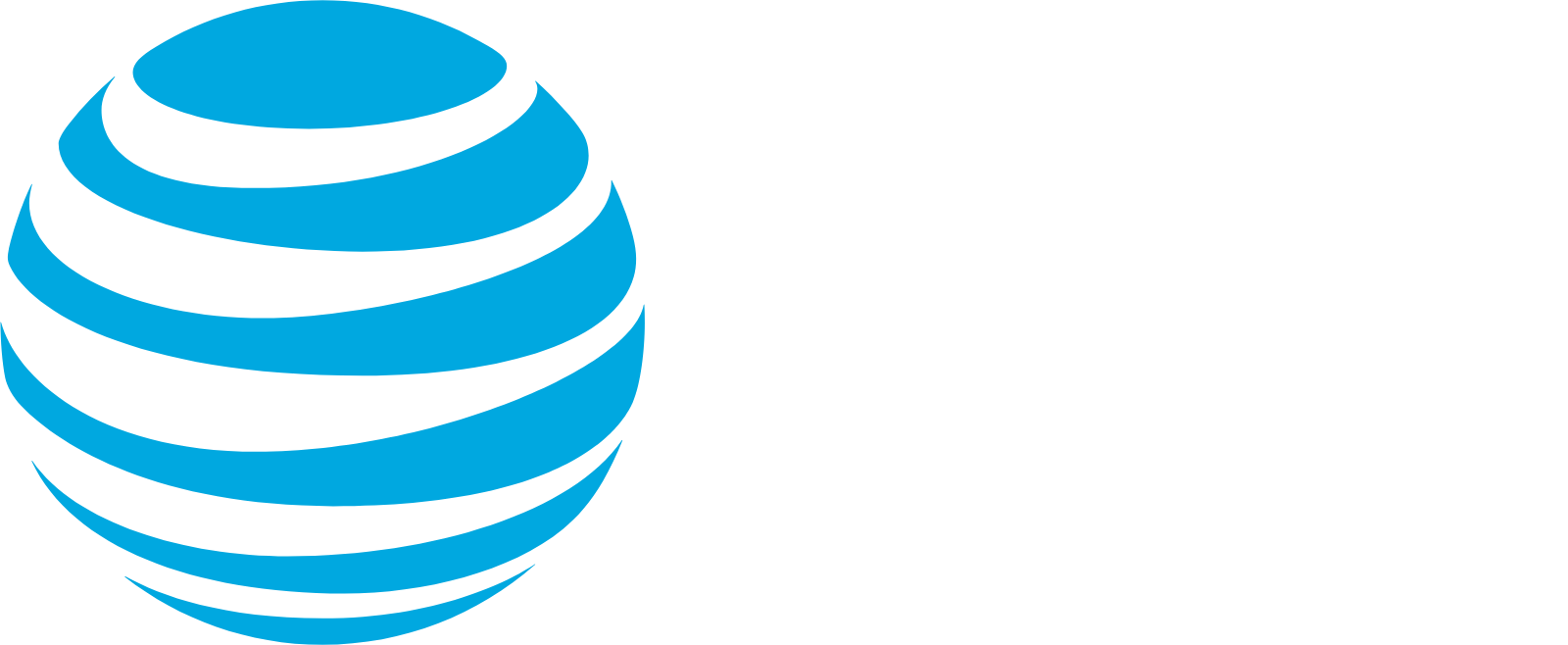 AT&T logo large for dark backgrounds (transparent PNG)