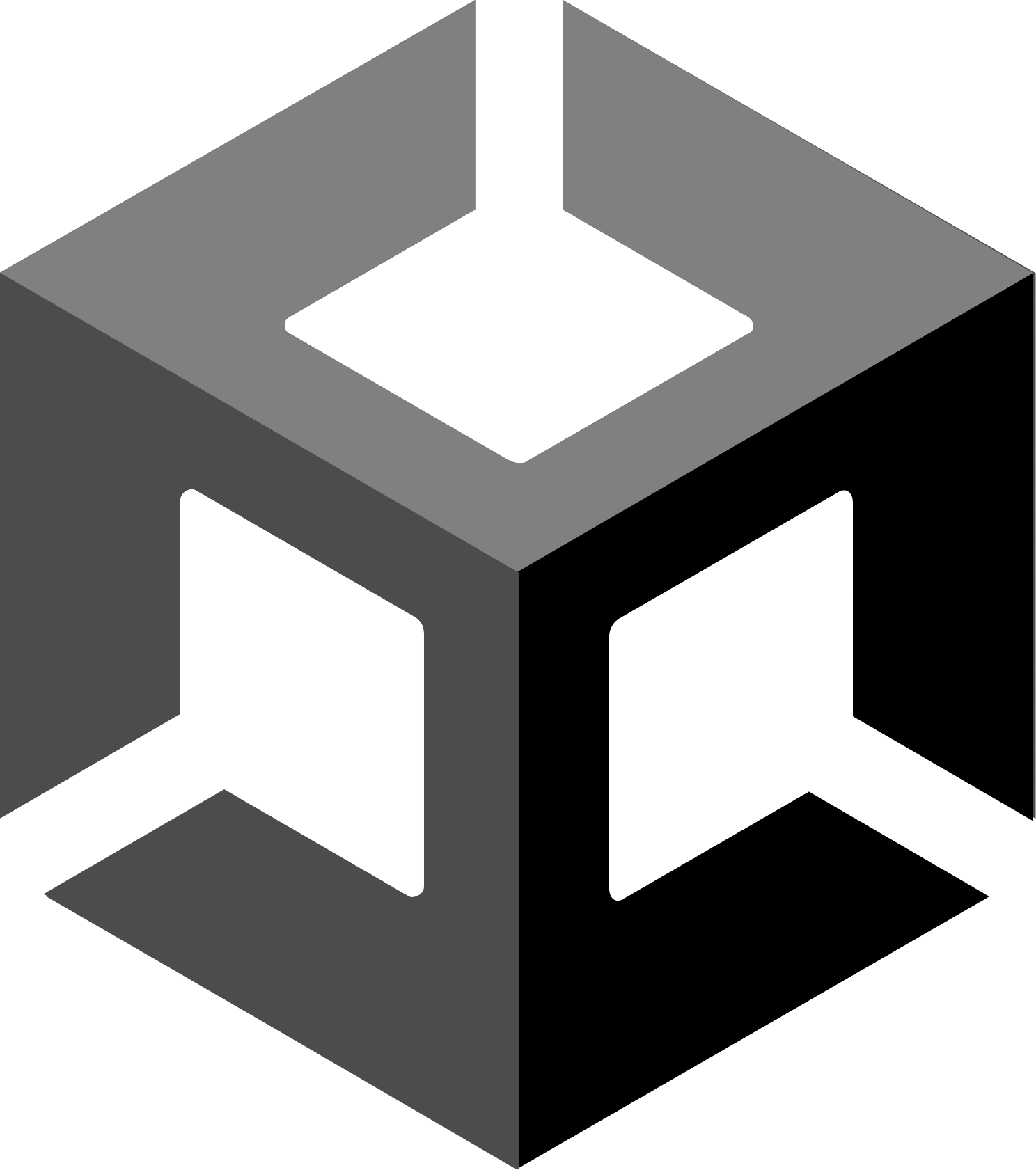 Unity Software logo in transparent PNG and vectorized SVG formats