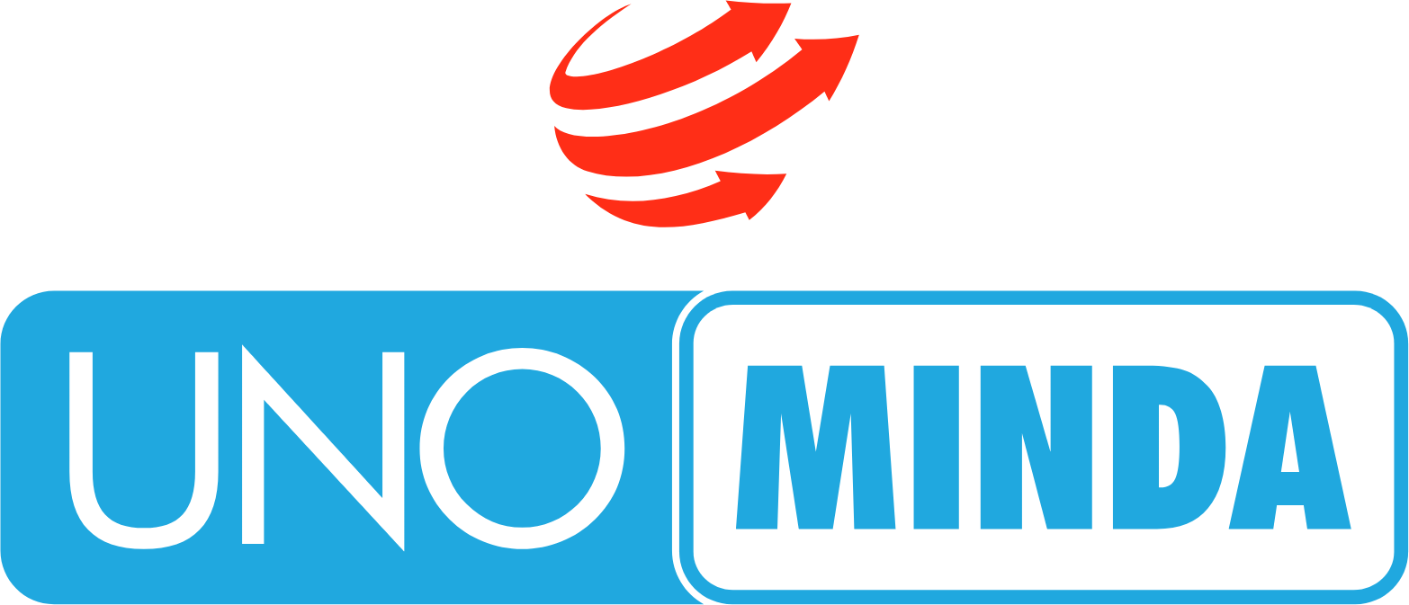 UNO Minda logo large (transparent PNG)