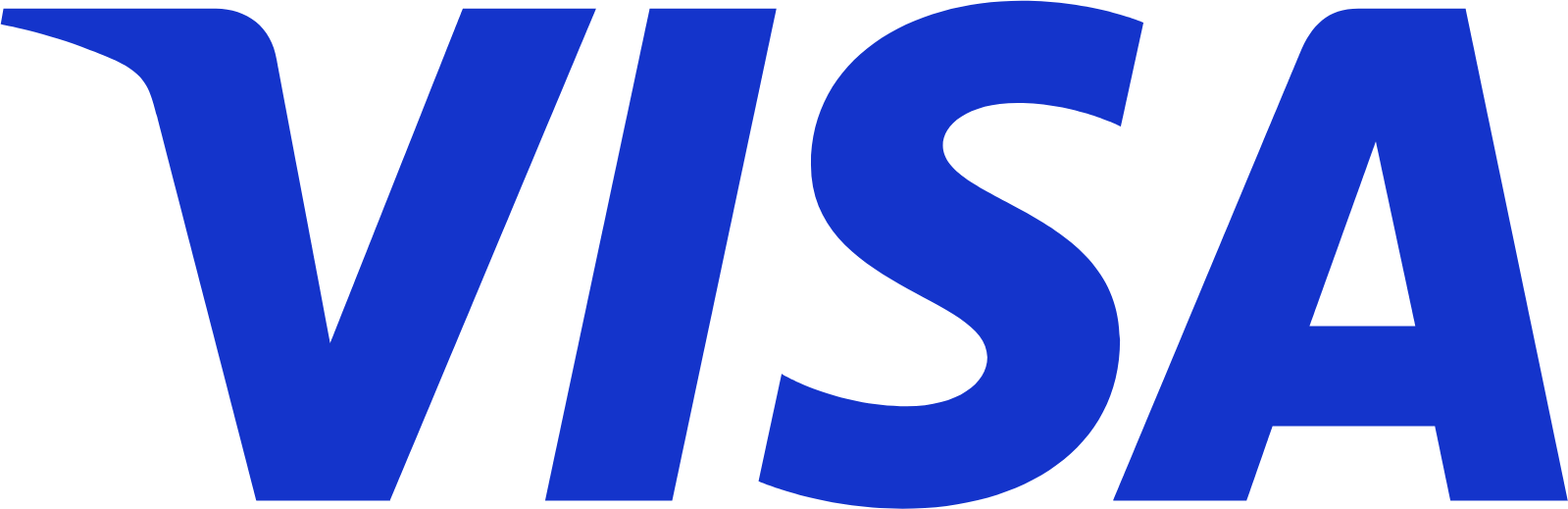 Visa logo in transparent PNG and vectorized SVG formats