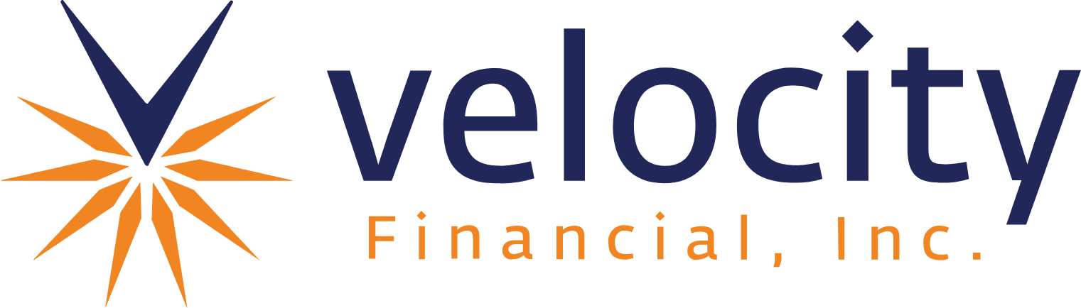 Velocity Financial logo large (transparent PNG)