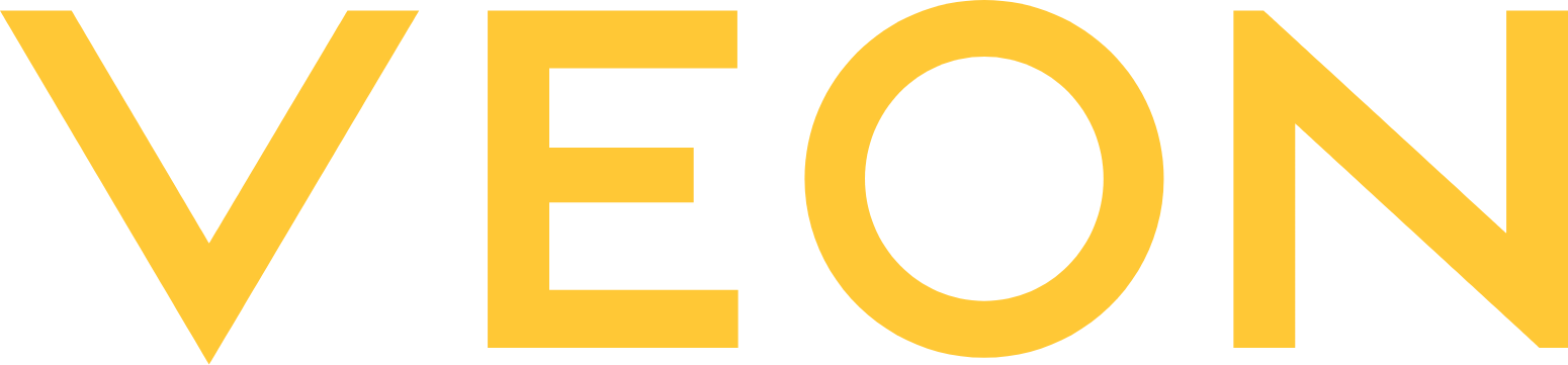 VEON logo grand pour les fonds sombres (PNG transparent)
