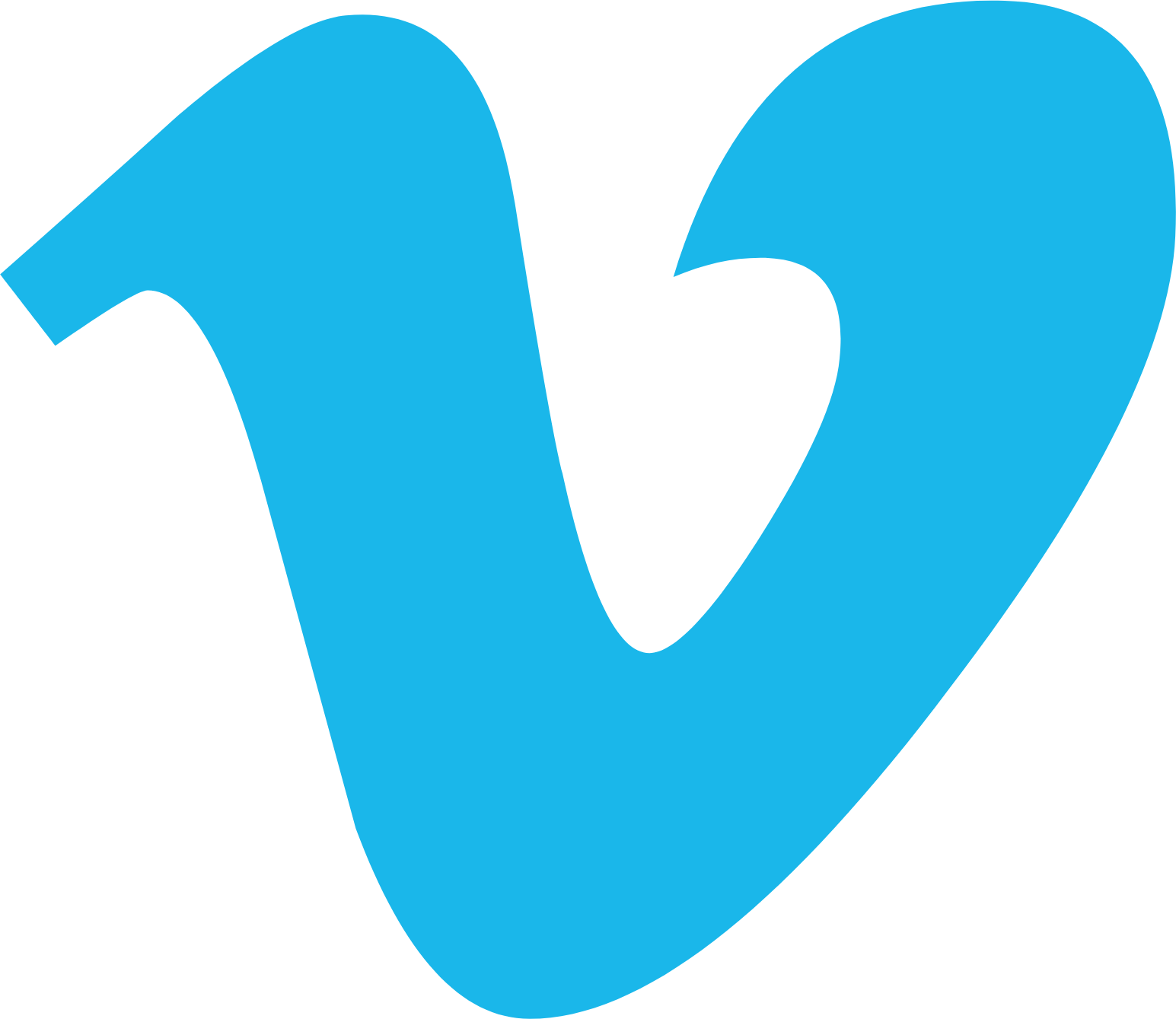 Vimeo logo (transparent PNG)