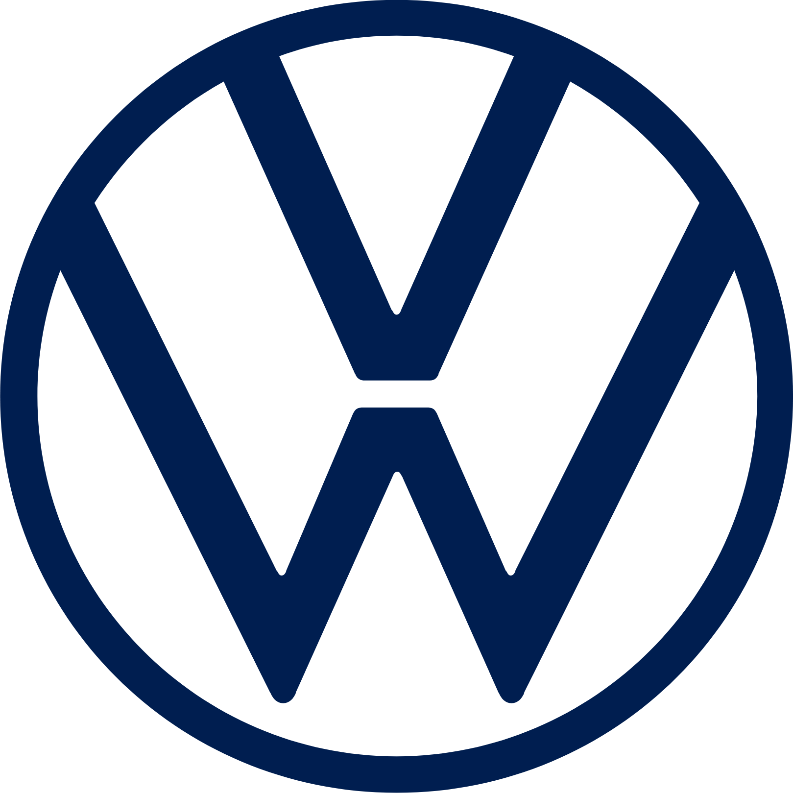 Volkswagen logo (transparent PNG)