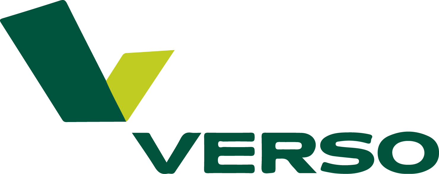 Verso Corporation
 logo large (transparent PNG)
