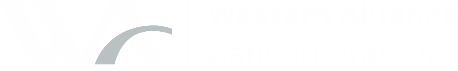 Western Alliance Bancorporation
 logo fulle size on a dark background (transparent PNG)