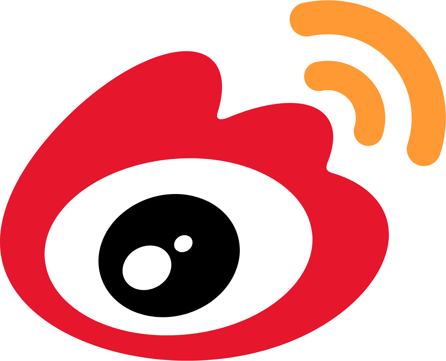 Weibo logo (transparent PNG)