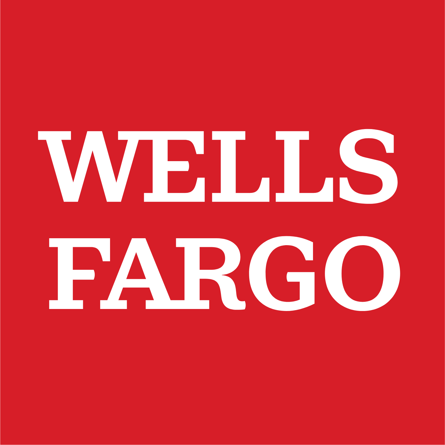 Wells Fargo logo (transparent PNG)