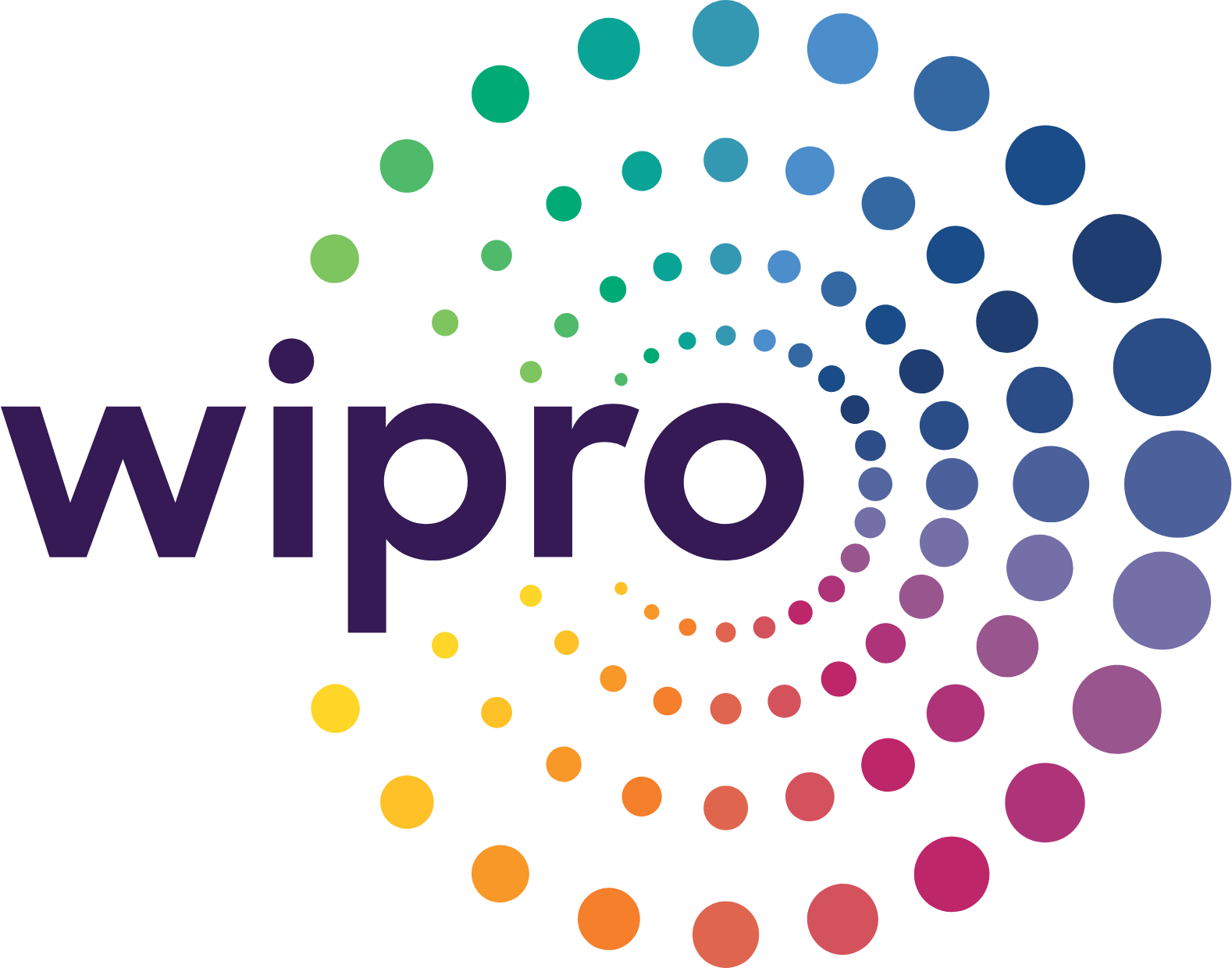 Wipro logo large (transparent PNG)