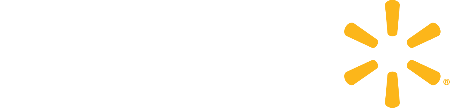 Walmart logo fulle size on a dark background (transparent PNG)