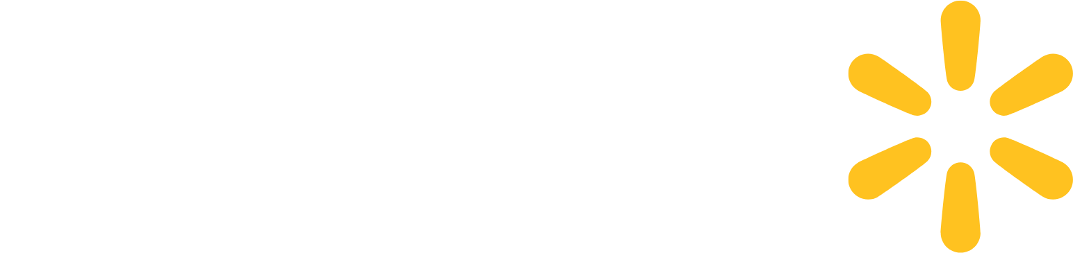 Walmart logo fulle size on a dark background (transparent PNG)