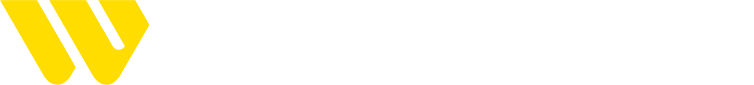 Western Union logo grand pour les fonds sombres (PNG transparent)